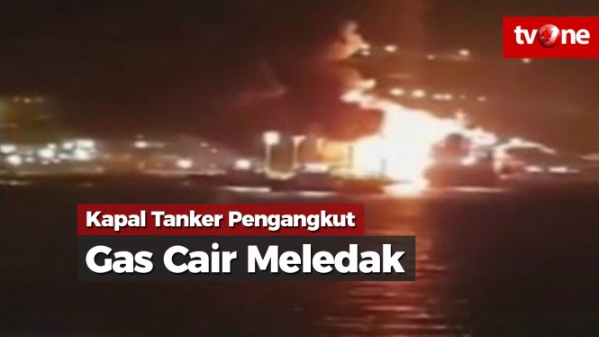 Kapal Tanker Pengangkut Gas Cair Meledak, Empat Awak Tewas