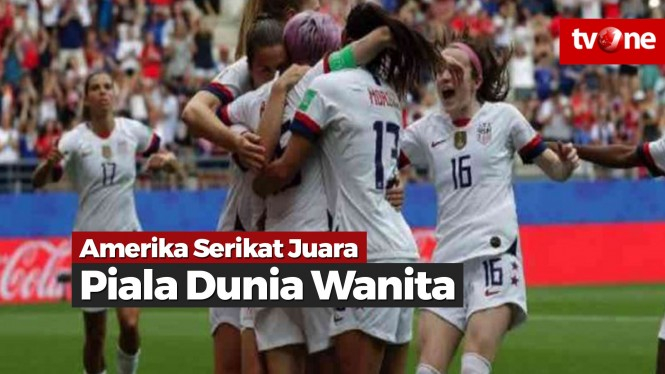 Amerika Serikat Juara Piala Dunia Wanita 2019