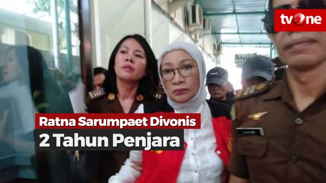Ratna Sarumpaet Divonis 2 Tahun Penjara