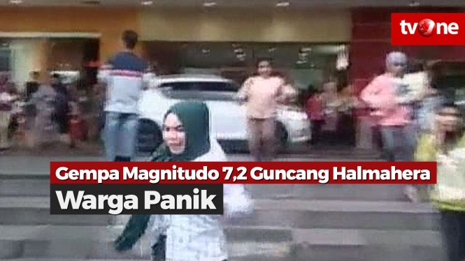 Gempa Magnitudo 7,2 Guncang Halmahera