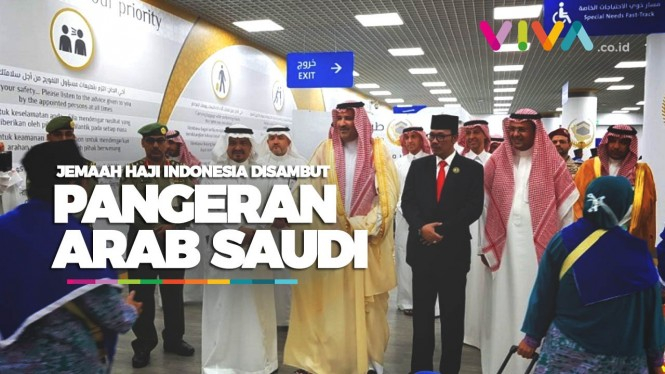 Pangeran Arab Saudi Sambut Jemaah Haji Indonesia