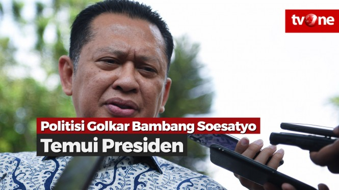 Temui Presiden, Bambang Soesatyo Bahas Rencana Munas Golkar