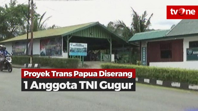 Proyek Infrastruktur di Papua Diserang, 1 Anggota TNI Gugur