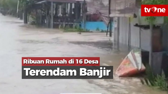 Ribuan Rumah di 16 Desa di Simeulue Aceh Terendam Banjir