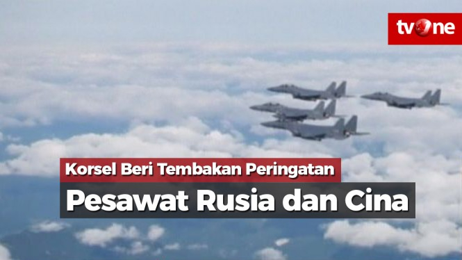 Korsel Beri Tembakan Peringatan ke Pesawat Rusia dan China