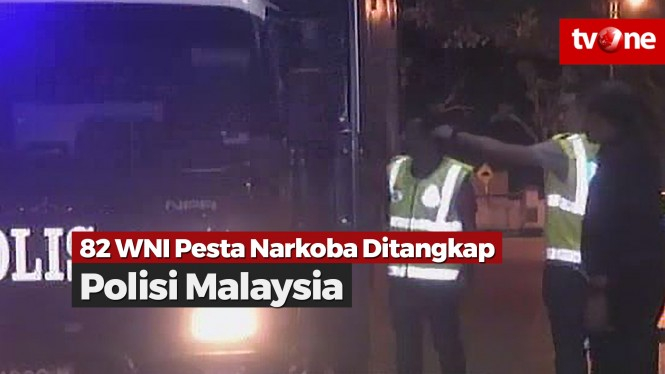 Pesta Narkoba, Polisi Malaysia Tangkap Puluhan WNI