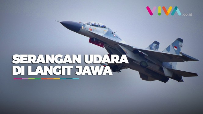 Mencekam! Serangan Udara TNI-AU di Langit Jawa