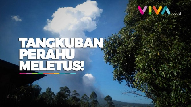 VIDEO: Gunung Tangkuban Perahu Meletus!