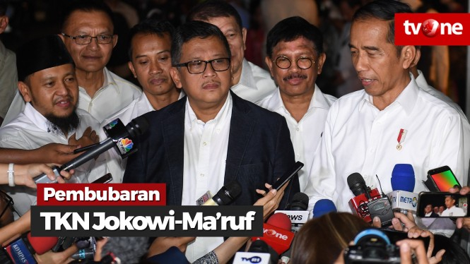 Pembubaran TKN Jokowi-Ma'ruf Setelah Bertugas Dalam Pilpres