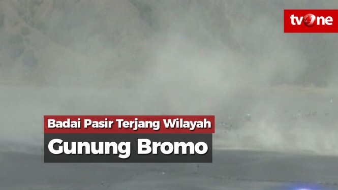 Sudah Tiga Hari Badai Pasir Terjang Wilayah Gunung Bromo