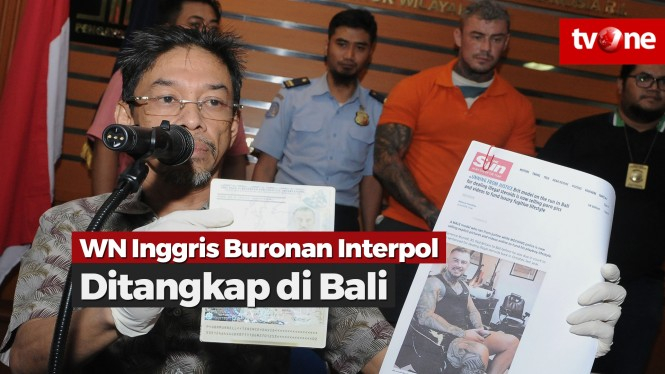 Warga Negara Inggris Buronan Interpol Ditangkap di Bali