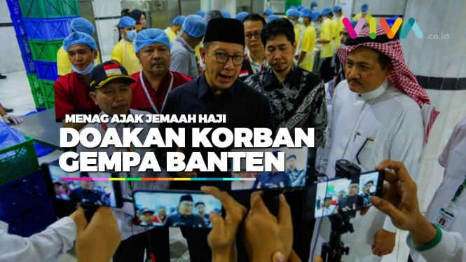 Menag Ajak Jemaah Haji Doakan Korban Gempa Banten