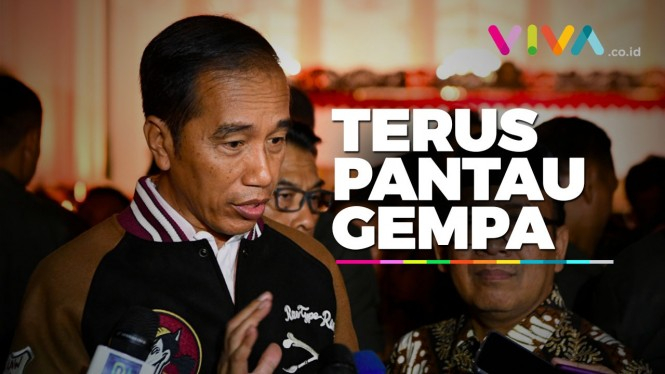 Tanggapan Jokowi Soal Gempa Banten