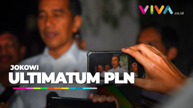Mati Lampu Massal, Jokowi Ultimatum PLN