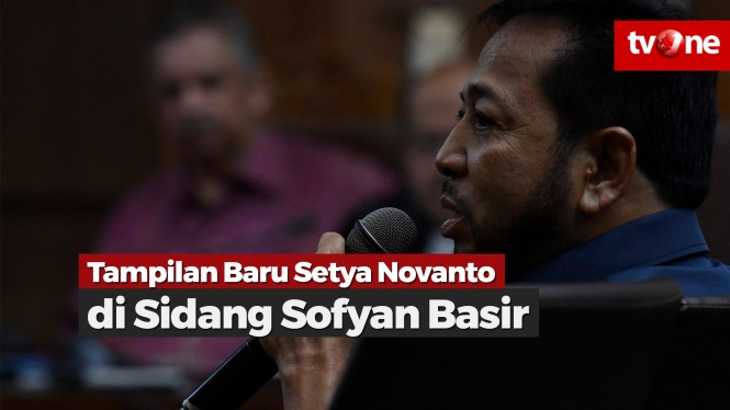 Bersaksi untuk Sofyan Basir, Setyo Novanto Tampil Beda