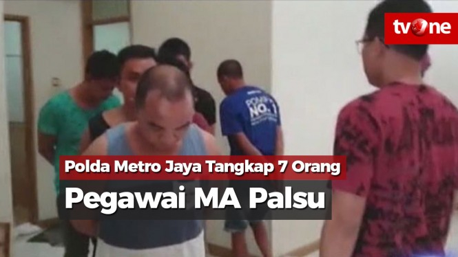 Polda Metro Jaya Tangkap Tujuh Orang Pegawai MA Palsu