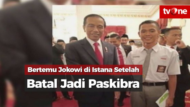 Batal Jadi Paskibra, Koko Ardiansyah Ketemu Jokowi di Istana