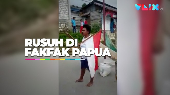 Fakfak Papua Ricuh,  Mama Papua Ini Teriak Pro-NKRI