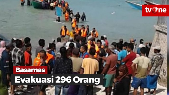 Basarnas Telah Evakuasi 296 Orang Korban KM Santika