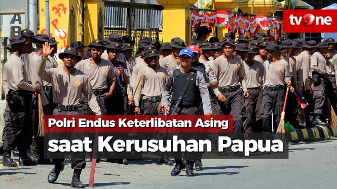 Polri Endus Keterlibatan Asing saat Kerusuhan Papua