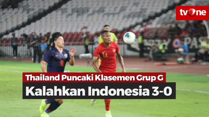 Dikalahkan Thailand 3-0, Indonesia Merana