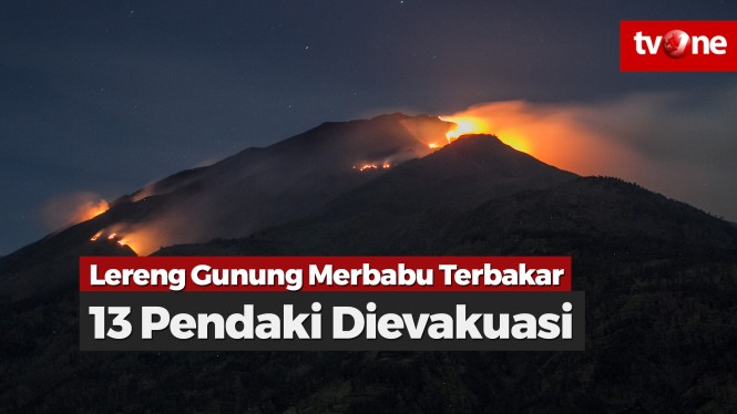 Lereng Gunung Merbabu Terbakar, 13 Pendaki Dievakuasi