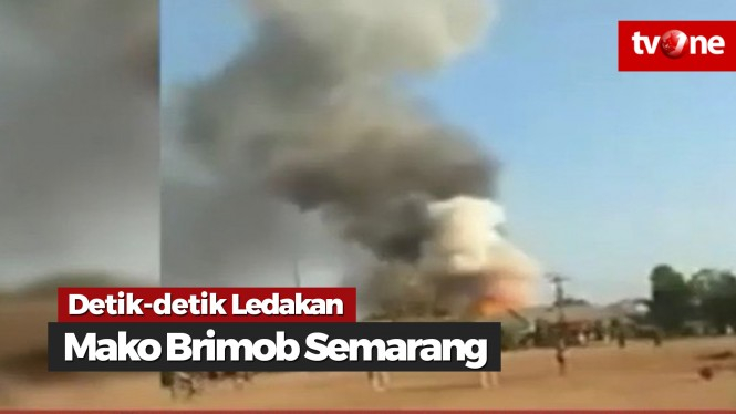 Detik-detik Ledakan di Mako Brimob Srondol Semarang