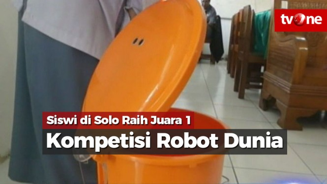 Siswi di Solo Raih Juara 1 Kompetisi Robot Dunia di Bangkok