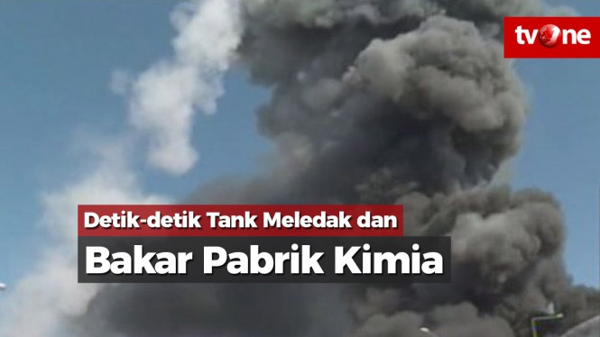 Detik-detik Tank Meledak dan Bakar Pabrik Kimia di Istanbul