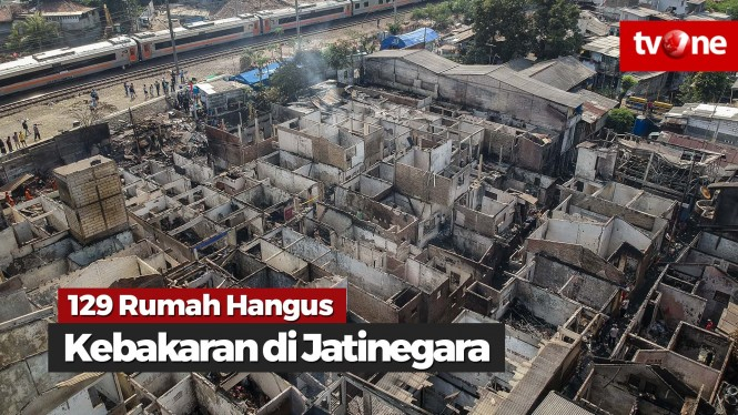 Kebakaran 129 Rumah di Jatinegara karena Charger HP