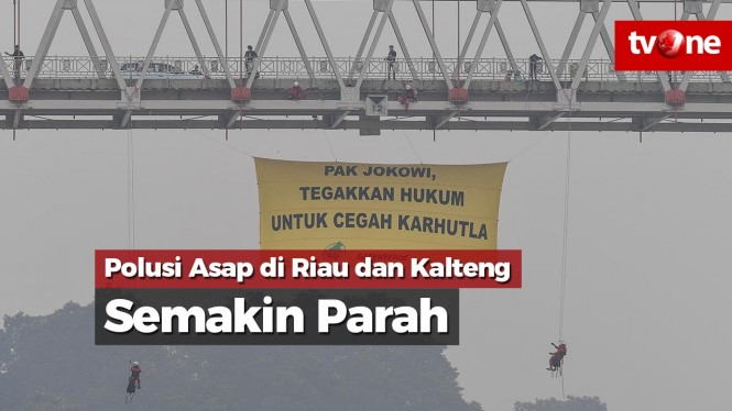Polusi Asap di Riau dan Kalimantan Tengah Semakin Parah
