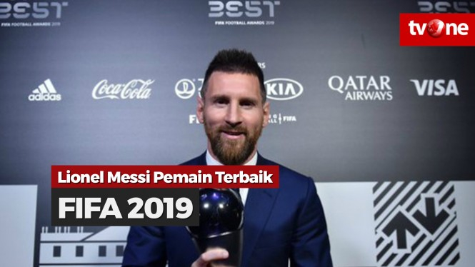 Lionel Messi Raih Gelar Pemain Terbaik FIFA 2019