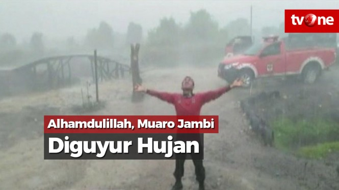 Alhamdulillah, Muaro Jambi Diguyur Hujan