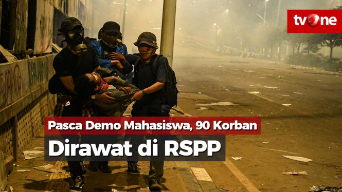 Pasca Demo Mahasiswa, 90 Korban Dirawat di RSPP