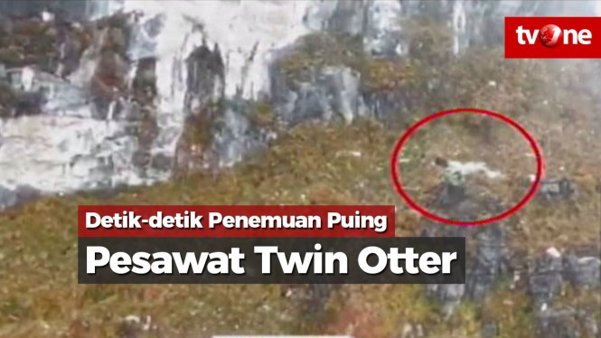 Detik-detik Tim SAR Temukan Puing-puing Pesawat Twin Otter