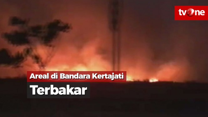 Areal di Bandara Kertajati Majalengka Terbakar