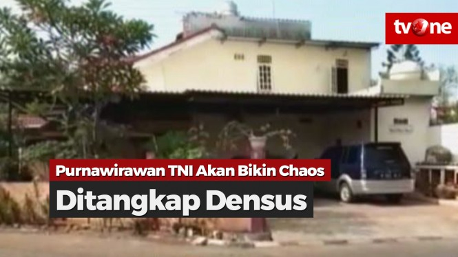 Diduga Akan Buat Chaos, Polisi Tangkap Purnawirawan TNI
