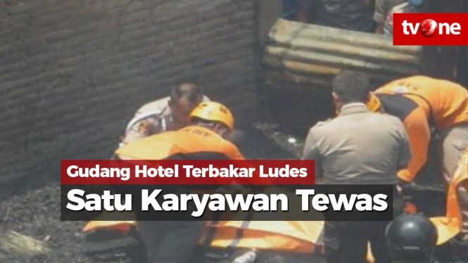 Gudang Hotel Terbakar Ludes, Satu Karyawan Tewas