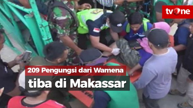 209 Pengungsi dari Wamena tiba di Makassar