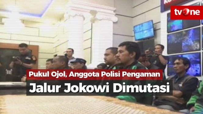 Pukul Ojol, Anggota Polisi Pengaman Jalur Jokowi Dimutasi