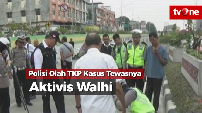 Polisi Olah TKP Kasus Tewasnya Aktivis Walhi Golfrid Siregar