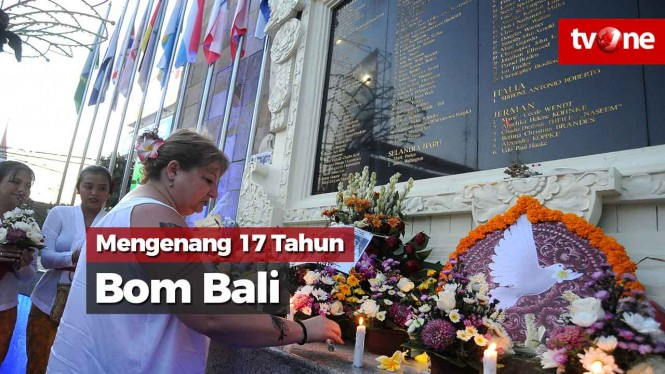 Ratusan Orang Kumpul di Monumen Kenang 17 Tahun Bom Bali