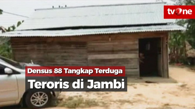 Densus 88 Tangkap Terduga Teroris di Jambi