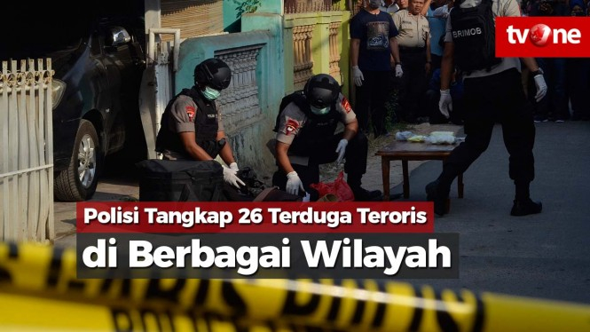 Polisi Tangkap 26 Terduga Teroris di Berbagai Wilayah