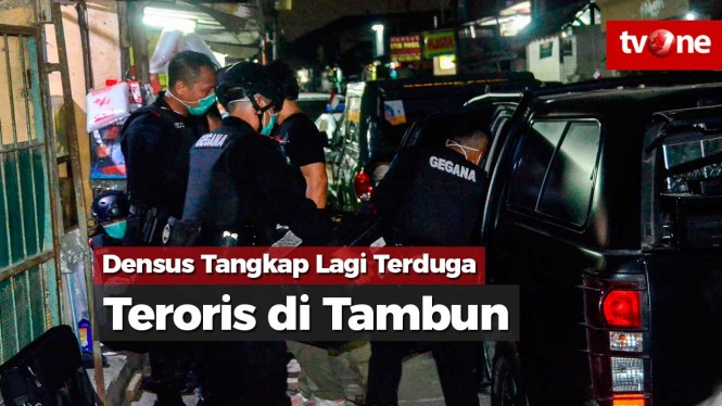 Densus 88 Tangkap Lagi Terduga Teroris di Tambun