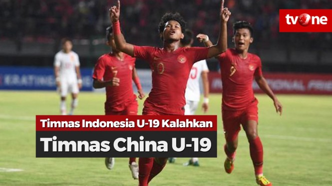 Timnas Indonesia U19 Tekuk China U19
