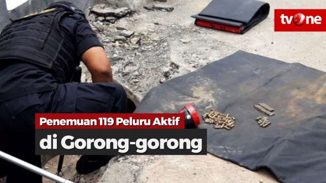 119 Peluru Aktif Ditemukan di Gorong-gorong Yogyakarta