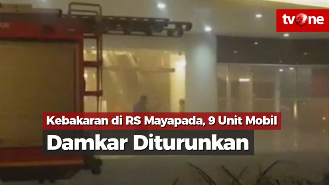 Kebakaran di RS Mayapada, 9 Unit Mobil Damkar Diturunkan