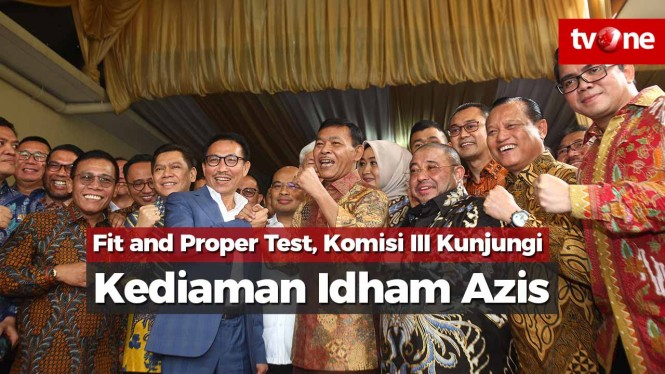 Fit and Proper Test, Komisi III Kunjungi Kediaman Idham Azis