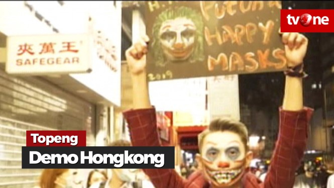 Protes Hong Kong, Polisi Larang Penggunaan Topeng